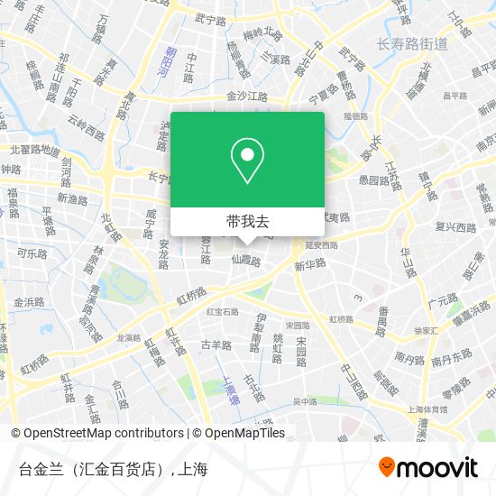 台金兰（汇金百货店）地图