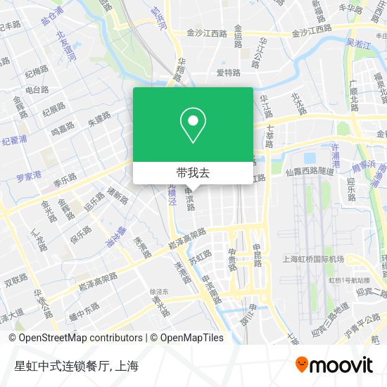 星虹中式连锁餐厅地图