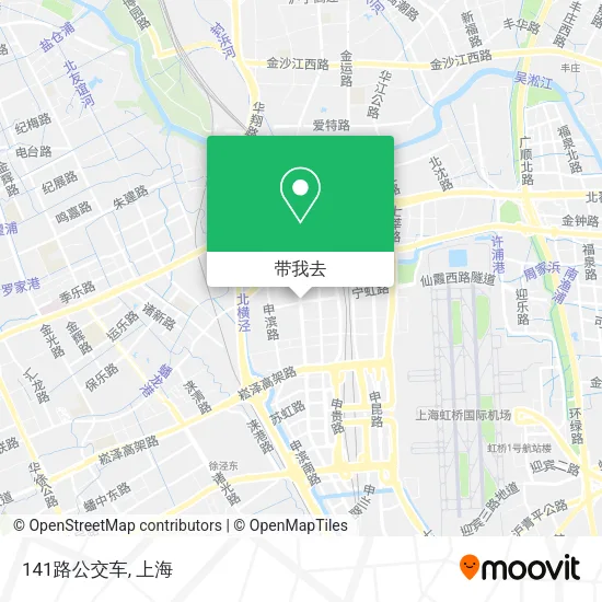 141路公交车地图