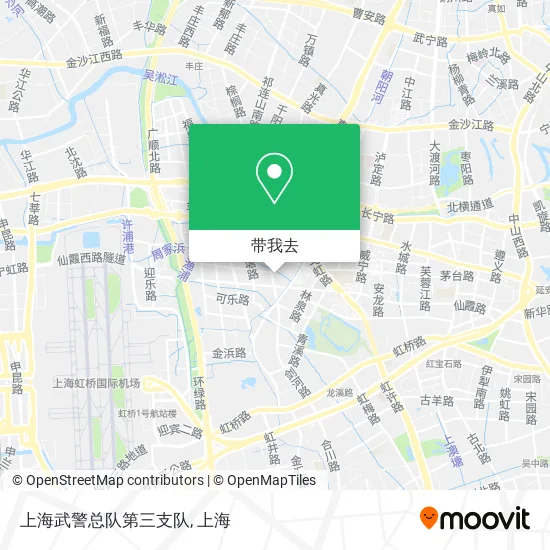 上海武警总队第三支队地图