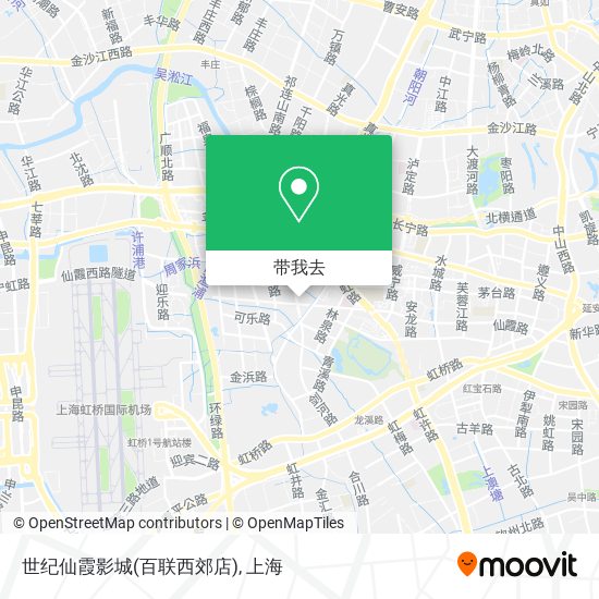 世纪仙霞影城(百联西郊店)地图