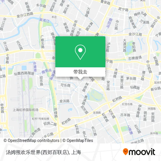 汤姆熊欢乐世界(西郊百联店)地图