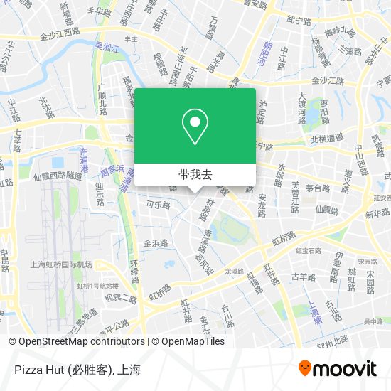 Pizza Hut (必胜客)地图