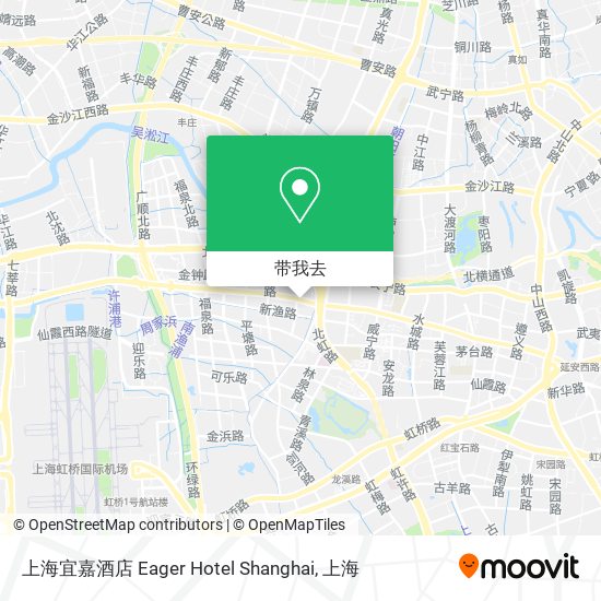 上海宜嘉酒店 Eager Hotel Shanghai地图