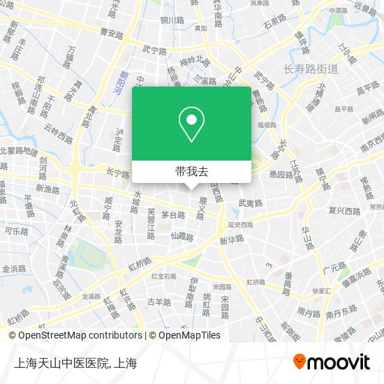 上海天山中医医院地图