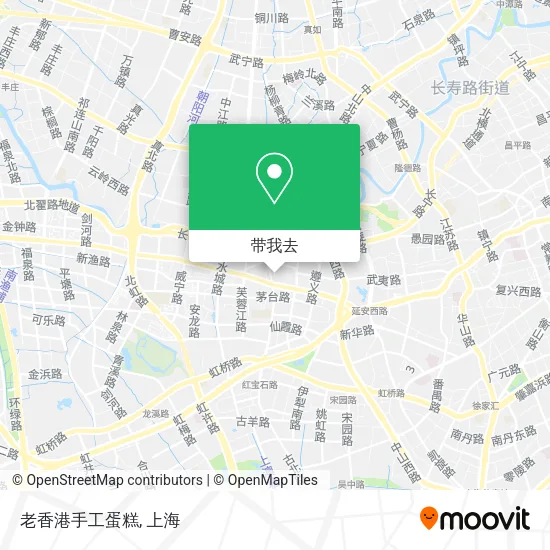 老香港手工蛋糕地图