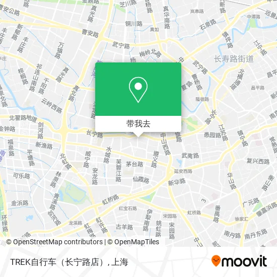 TREK自行车（长宁路店）地图