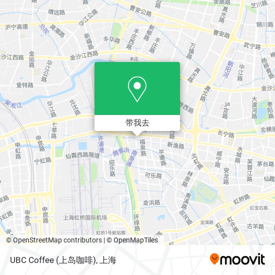 UBC Coffee (上岛咖啡)地图