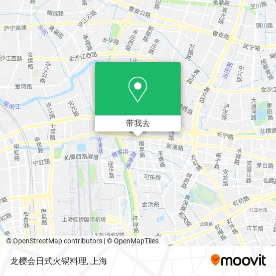 龙樱会日式火锅料理地图