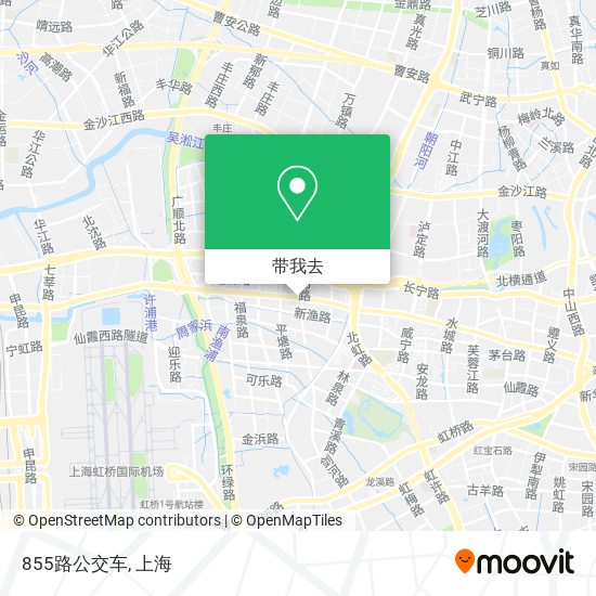 855路公交车地图