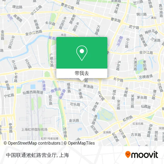中国联通淞虹路营业厅地图