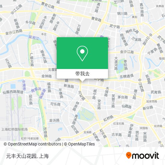 元丰天山花园地图