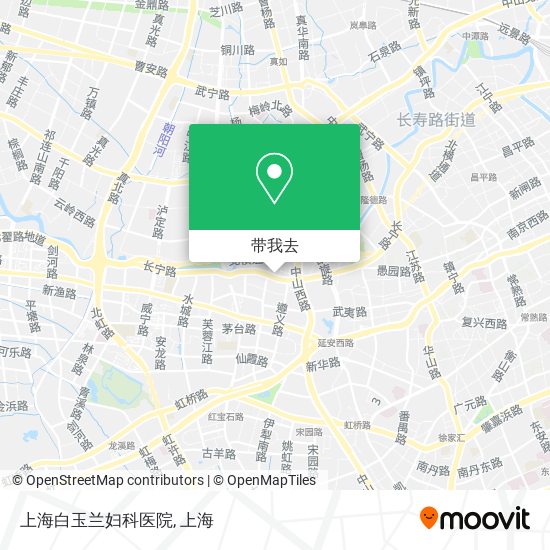 上海白玉兰妇科医院地图