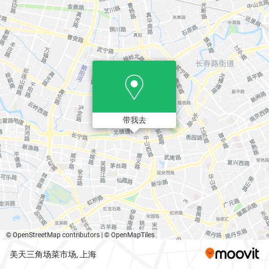 美天三角场菜市场地图
