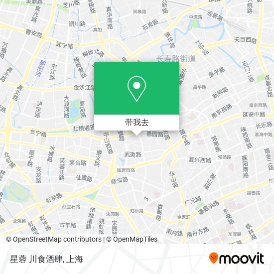 星蓉 川食酒肆地图