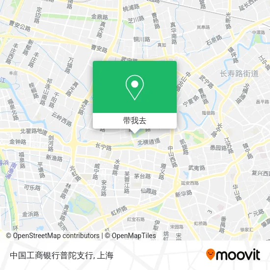 中国工商银行普陀支行地图