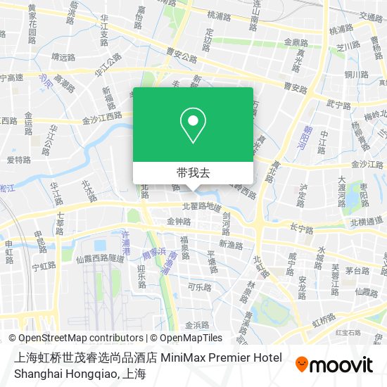 上海虹桥世茂睿选尚品酒店 MiniMax Premier Hotel Shanghai Hongqiao地图