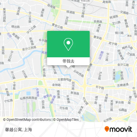 馨越公寓地图