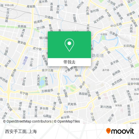 西安手工面地图