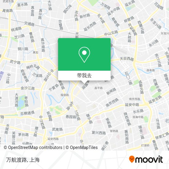 万航渡路地图