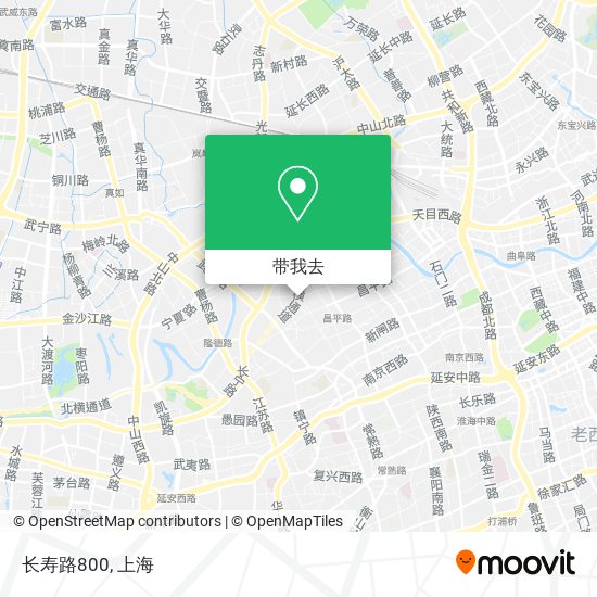 长寿路800地图