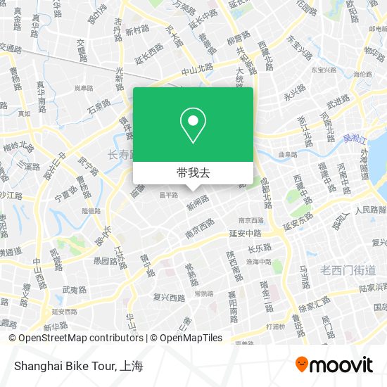 Shanghai Bike Tour地图