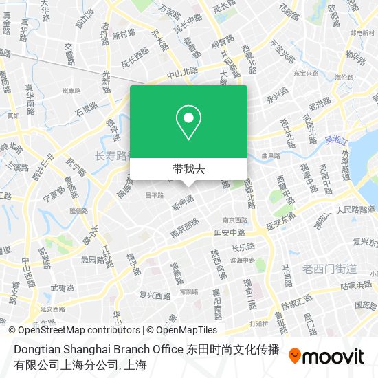 Dongtian Shanghai Branch Office 东田时尚文化传播有限公司上海分公司地图