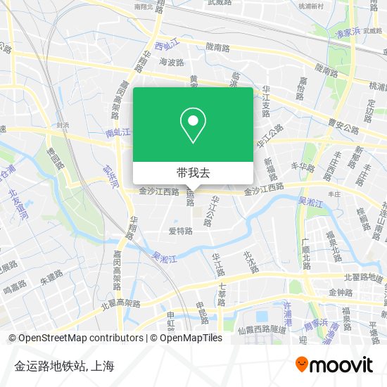 金运路地铁站地图