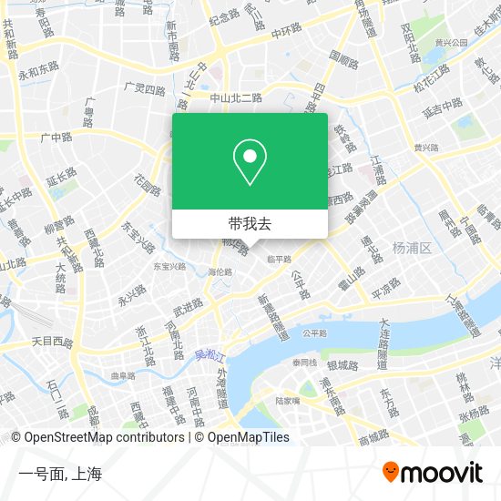 一号面地图