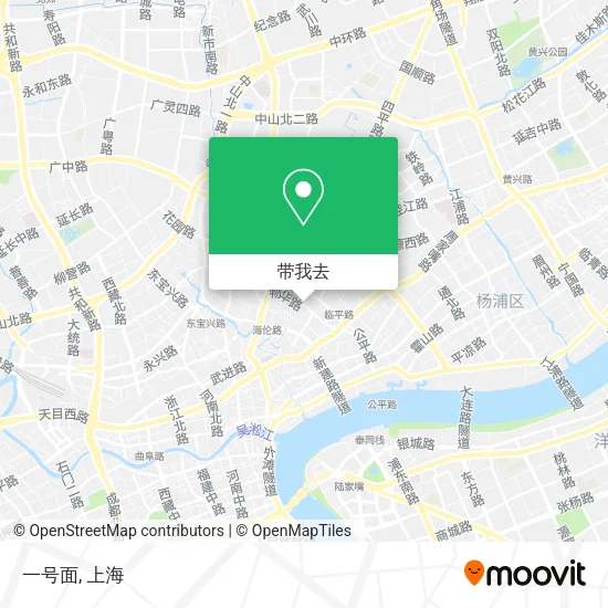 一号面地图