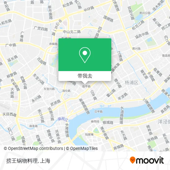 捞王锅物料理地图