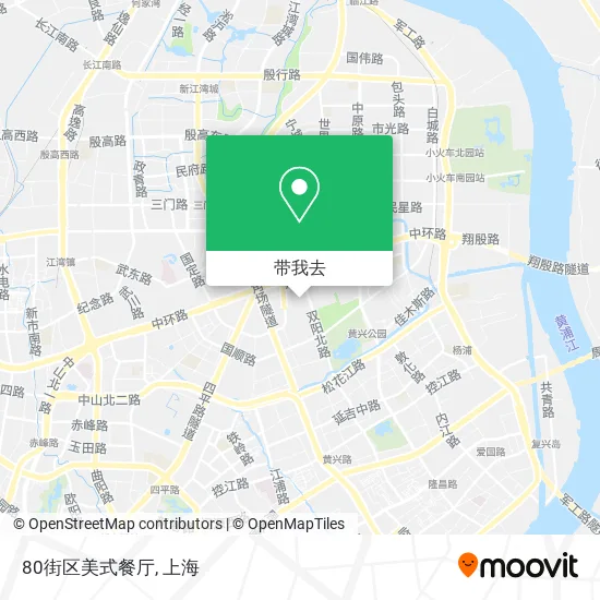 80街区美式餐厅地图