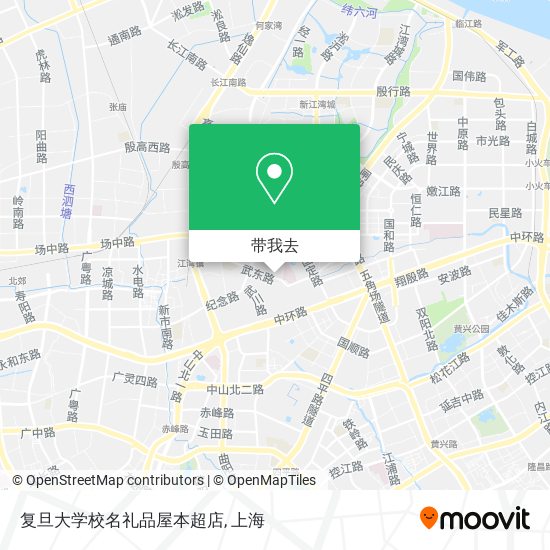 复旦大学校名礼品屋本超店地图