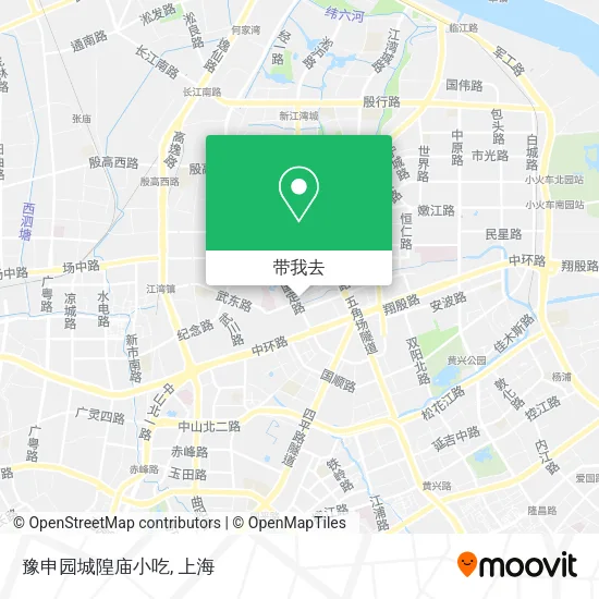 豫申园城隍庙小吃地图