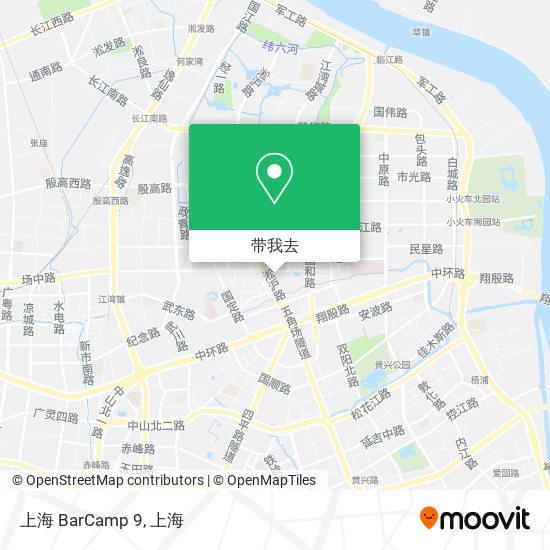 上海 BarCamp 9地图