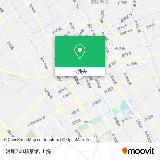 浦顺768精菜馆地图