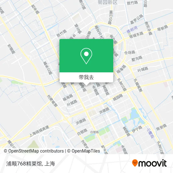 浦顺768精菜馆地图