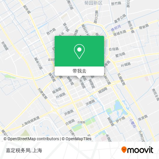 嘉定税务局地图