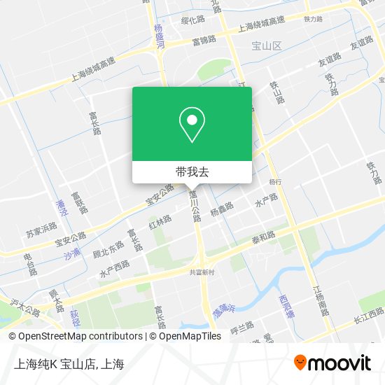 上海纯K 宝山店地图