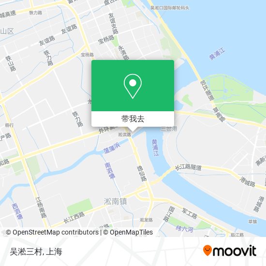 吴淞三村地图