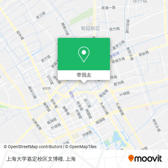 上海大学嘉定校区文博楼地图