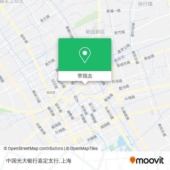 中国光大银行嘉定支行地图