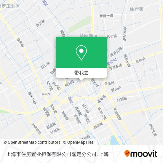 上海市住房置业担保有限公司嘉定分公司地图