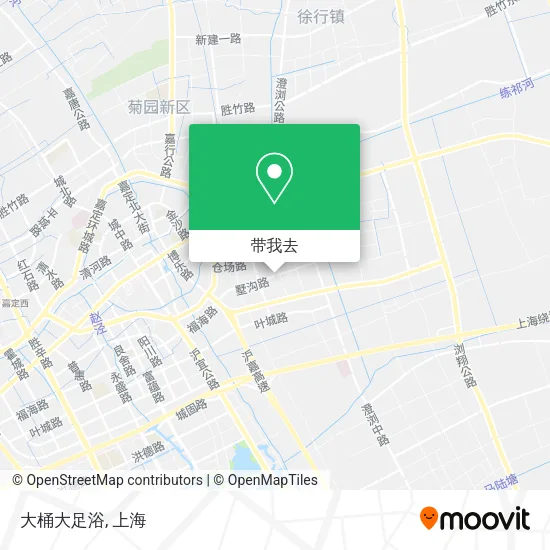 大桶大足浴地图