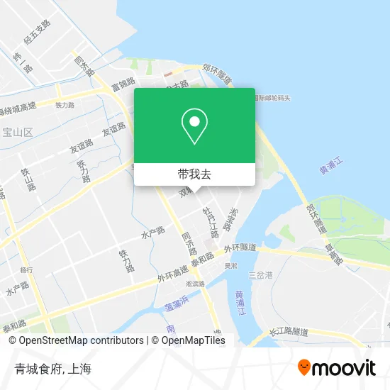 青城食府地图