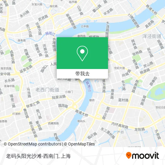 老码头阳光沙滩-西南门地图