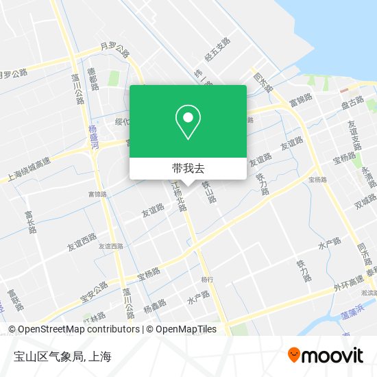 宝山区气象局地图