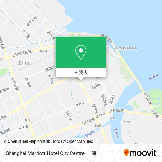 Shanghai Marriott Hotel City Centre地图