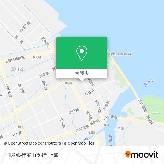 浦发银行宝山支行地图