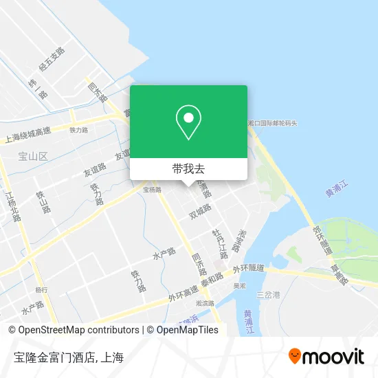 宝隆金富门酒店地图